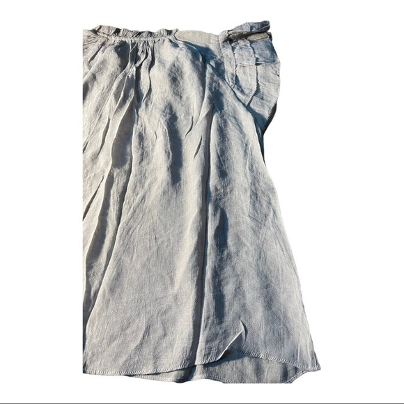 GRADE & Gather blue mist tiered ruffle sleeve blouse - Picture 6 of 15